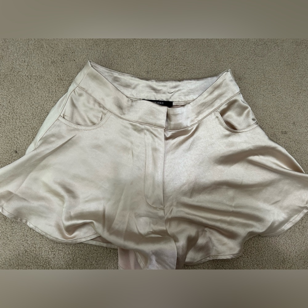Gold champagne shorts